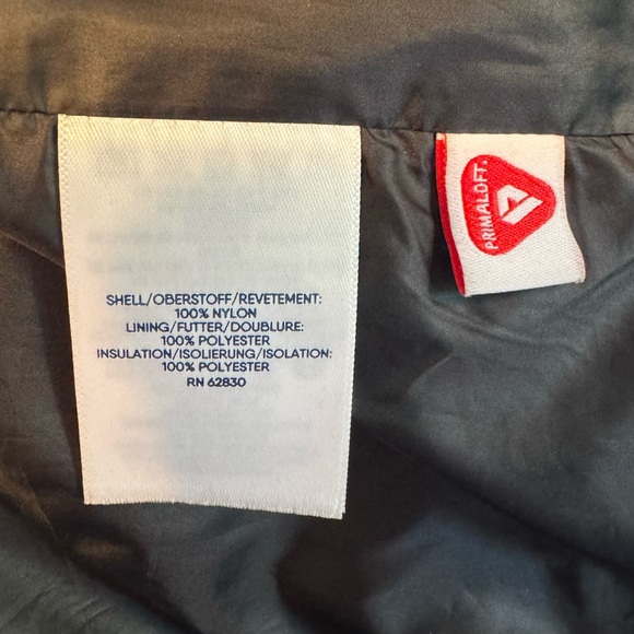 Lands' End Hooded Puffer Primaloft Jacket - Black - Unisex Youth XL (14-16) EUC - Picture 5 of 7